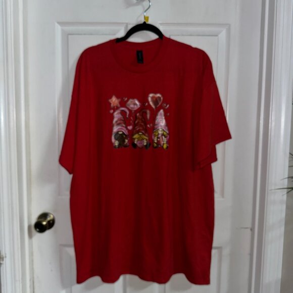 NEW Handcrafted Valentine Gnome Shirt Size XXL - Picture 2 of 4